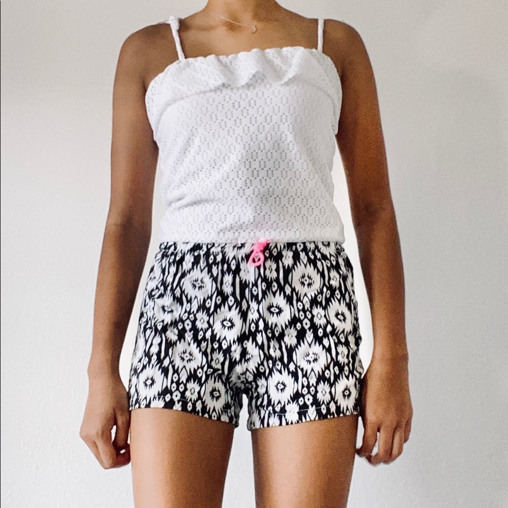 Limited Too: Black and white romper